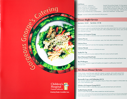 Gorgeous George's Catering Menu