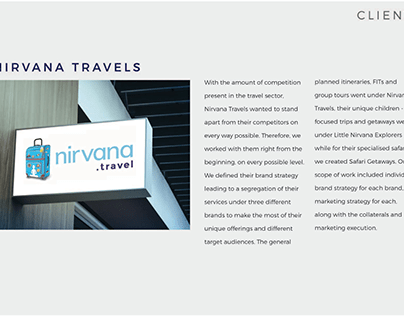 Nirvana Travels - Case Study