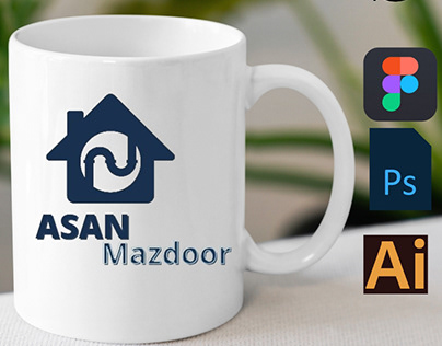 Asan Mazdor Application Logo 📲