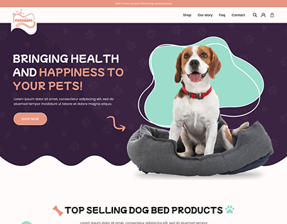 Dog bed Website