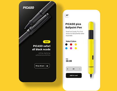 Picaso App UX/UI Concept