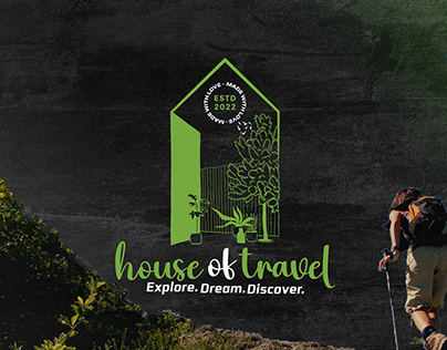 "House of Travel" branding Logo Design