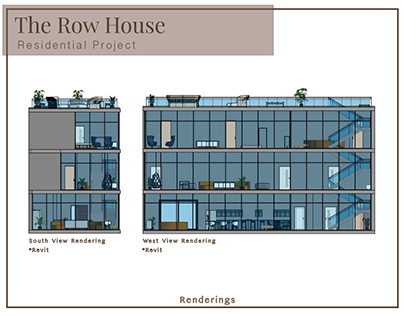 The Row House - Renderings
