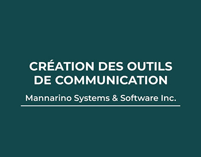 Outils de communication - Mannarino Systems & Software