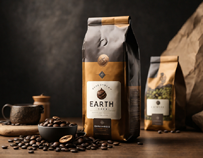 Package Design Concept For A Coffee Company