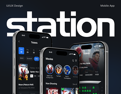 Cinemas app «Station»