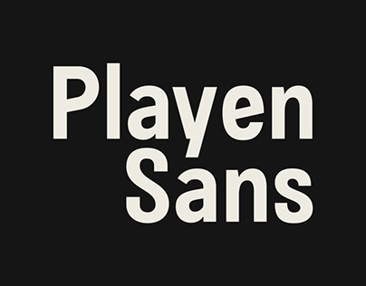 Playen Sans - Free Font