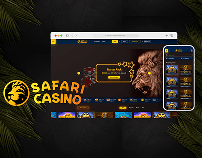 Casino web & mobile interface design.
