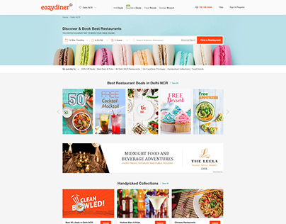 EazyDiner Table Reservation Platform