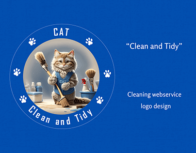 Logo Design "Clean and Tidy" cleaning webservice