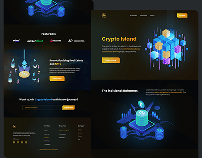 Crypto Landing Page Redesign