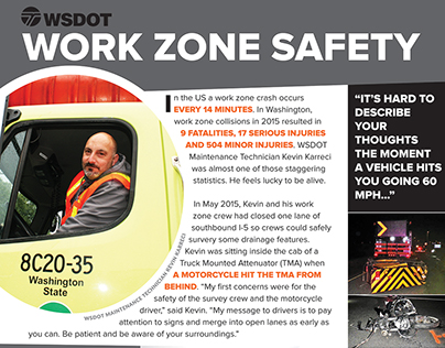 Work Zone Safety Awareness Poster