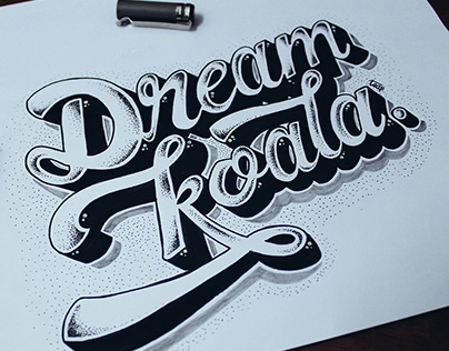 "Dream Koala" / Custom Script Typeface