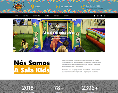 Site Institucional + Agendamento - Sala Kids