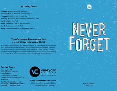 "Never Forget" Sermon One-Off (Preflight) Eng/Span