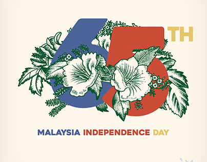 Malaysia 65th Independence Day Logo Design