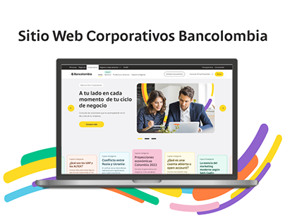 Sitio Web Corporativos Bancolombia