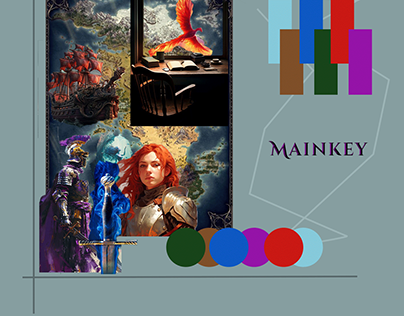 Mainkey Fantasy World illustrations