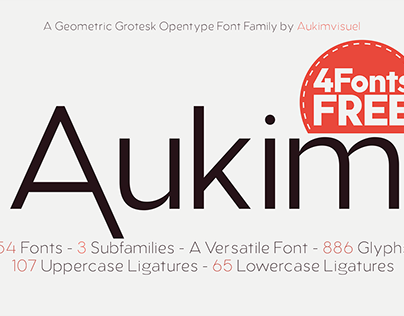 Aukim Free Font