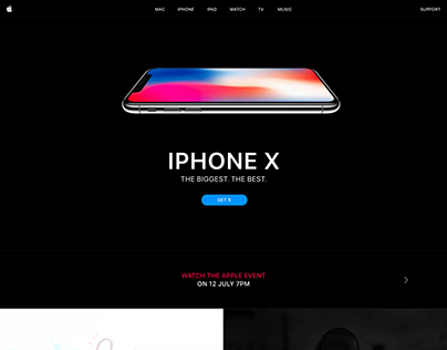 Redesign Apple website
