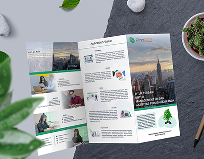 Three Folded Brochure for Green HCM