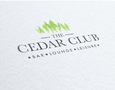 The Cedar Club // Logo design (UK)