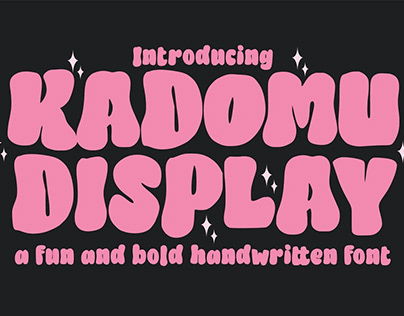 Kadomu - Display Font