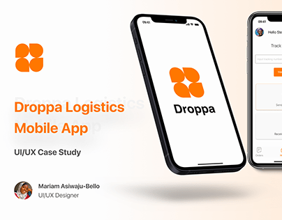 Droppa Logistics App - UX/UI Case Study