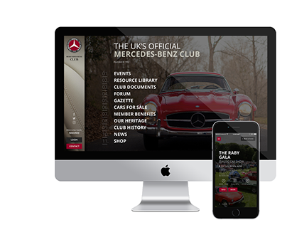 Mercedes-Benz Club - Responsive Website