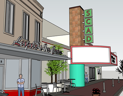 Leopold's and Trustees Theater SketchUp Model