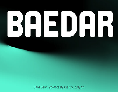 Baedar Font | Free Download