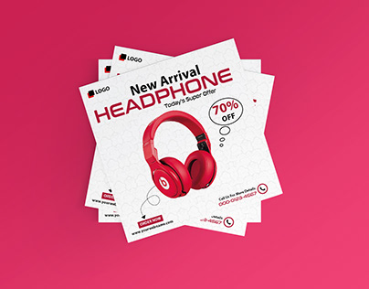 Exclusive collection smart headphone social banner