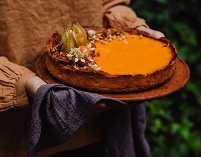 Pumpkin tart (with Ivan Berbel Photography)