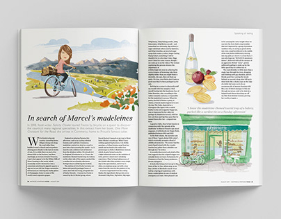 Illustrations for Waitrose Magazine
