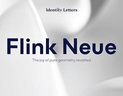Flink Neue – Geometric Font Family
