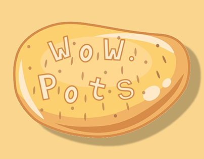 WoW. Pots Logo