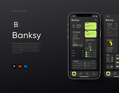 Bansky Mobile Banking App UI/UX