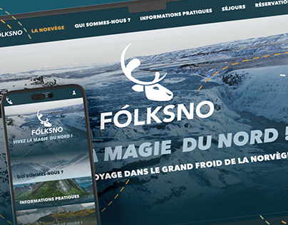 WEB DESIGN I Folksno, Agence de voyage