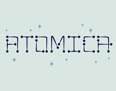 Atomica: Modular Typeface