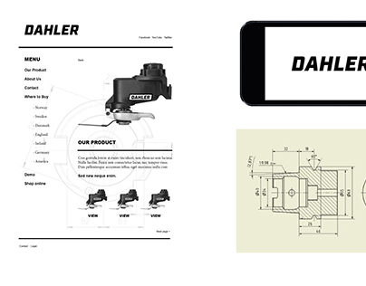 Dahler Design, Logo and Layout for Technical Drawings
