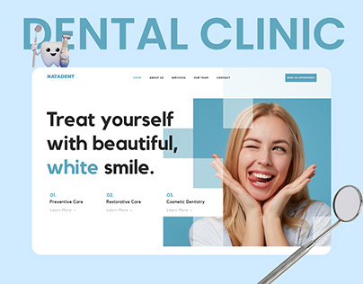 Dental Clinic - Landing Page Design.