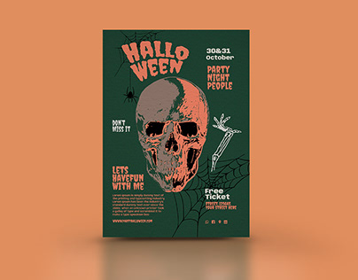Poster Halloween Design Template