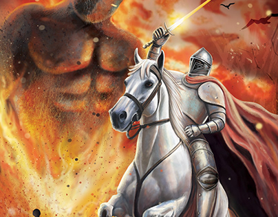 The Horseman of the Apocalypse - book llustration