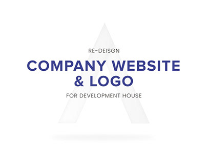 Re-design development house company website and logo