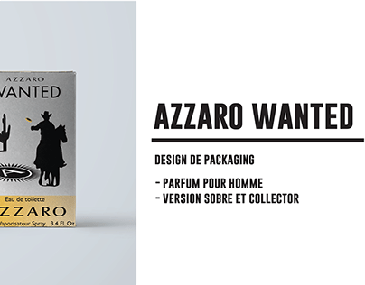 Design de Packaging - Azzaro Wanted
