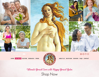Women's Healthcare Product Website