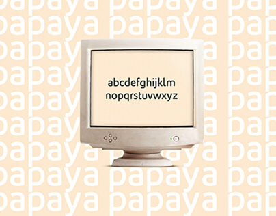 Papaya (experimental typeface)