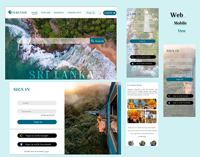 Tourism Application - Web & Mobile