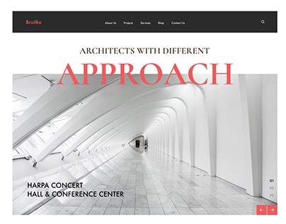 architectural firm - UI Design