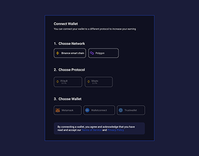 Project thumbnail - Connect wallet modal